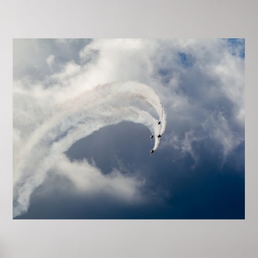 Aktion "Luft anzeigen" Poster (Vorne)