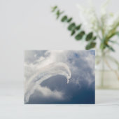 Aktion "Luft anzeigen" Postkarte (Stehend Vorderseite)