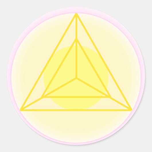 Aktion mit Liebe Sigil Runder Aufkleber (Vorderseite)