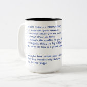 AKTION! Planrichtlinien Zweifarbige Tasse (Vorderseite Links)