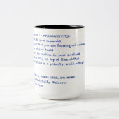 AKTION! Planrichtlinien Zweifarbige Tasse (Mittel)