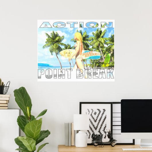 Aktion - Point Break 01 Poster (Heimbüro)