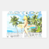 Aktion - Point Break 01 Rechteckiger Aufkleber (Vorderseite)