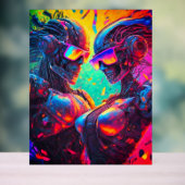 Aktion Robo: Volles Flaschengeist - Akronylic-Zeic Acrylschild (Neutral)