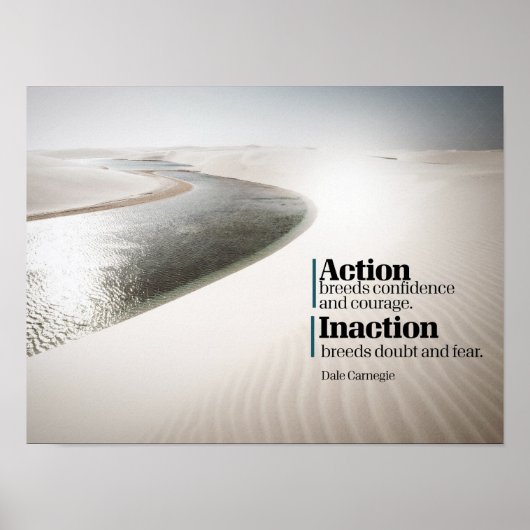 Aktion schafft Vertrauen und Mut Poster (Vorne)