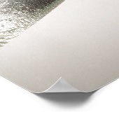 Aktion schafft Vertrauen und Mut Poster (Ecke)