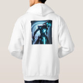 Aktion SciFi Avatar Hoodie mit Neon Light Effect (Rückseite)