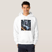 Aktion SciFi Avatar Hoodie mit Neon Light Effect (Vorne ganz)