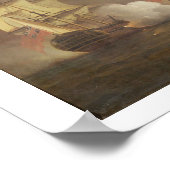 Aktion vom Kap der guten Hoffnung, 9. März 1757 Poster (Ecke)