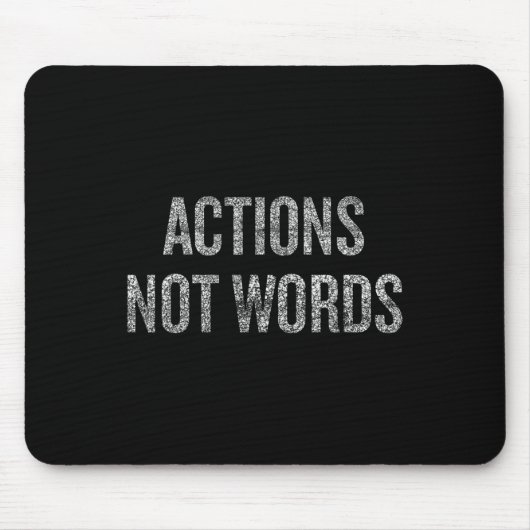 Aktionen ohne Wortprotestbewegung Mousepad (Vorne)