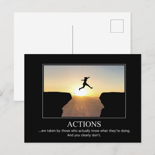 Aktionen Postkarte (Vorne/Hinten)