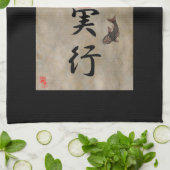 Aktionen sprechen Louder als Wörter #1 Geschirrtuch (Gefaltet)