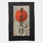 Aktionen sprechen Louder als Wörter #1 Geschirrtuch (Vertikal)