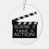 Aktions-Direktoren Clapboard Keramikornament (Links)
