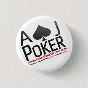 Aktions-Junkie-Poker-Buttone Button