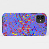 Aktions-Malerei-Spritzer-Kunst Case-Mate iPhone Hülle (Rückseite (Horizontal))
