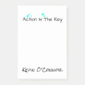 "Aktions-" personalisierte Anmerkungs-Auflagen - Post-it Klebezettel (Vorderseite)