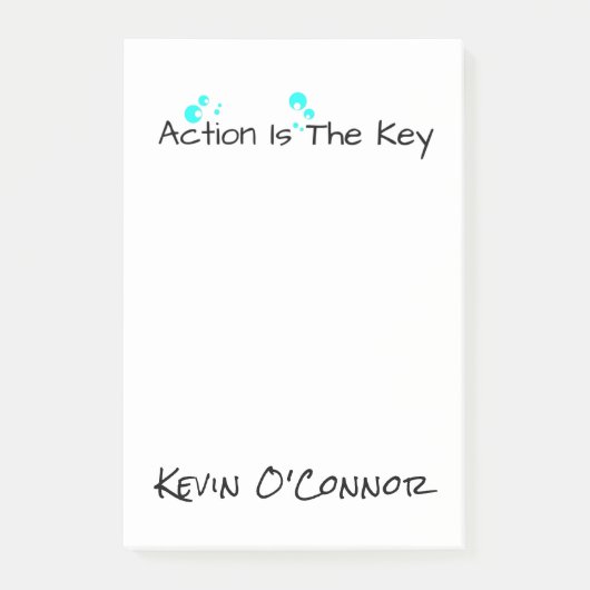 "Aktions-" personalisierte Anmerkungs-Auflagen - Post-it Klebezettel (Vorderseite)