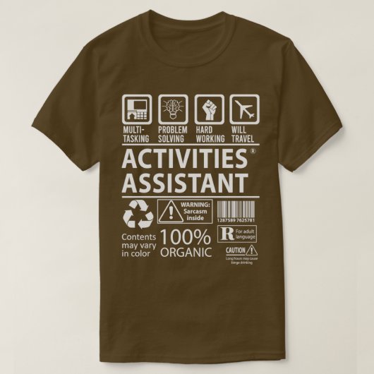 Aktionsassistent - Multitasking-Jobüberweisung T-Shirt (Design vorne)