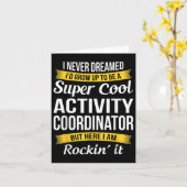 Aktionskoordinator - Woche der Professionals Karte (Gelbe Blume)