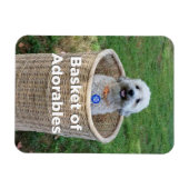 Aktionskorb Adorables Adorable Hunde 4 Hillary Mag Magnet (Horizontal)