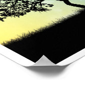 Aktionskorb auf einem Hügel #2 Poster (Ecke)