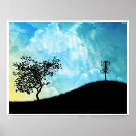 Aktionskorb auf einem Hügel #2 Poster