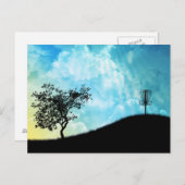 Aktionskorb auf einem Hügel #2 Postkarte (Vorne/Hinten)