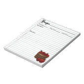 Aktionskorb für Äpfel - Notepad Notizblock (Rotiert)