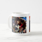 Aktionskorb für Häkeln und Thread Kaffeetasse (Vorderseite Links)