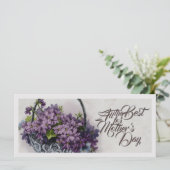 Aktionskorb für Vintage Blume - Muttertagsblut (Stehend Vorderseite)