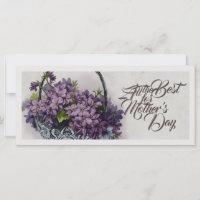 Aktionskorb für Vintage Blume - Muttertagsblut