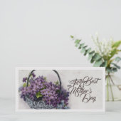 Aktionskorb für Vintage Blume - Muttertagsblut (Stehend Vorderseite)