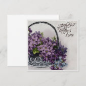 Aktionskorb für Vintage Blume - Muttertagsblut (Vorne/Hinten)