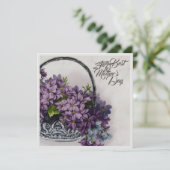 Aktionskorb für Vintage Blume - Muttertagsblut (Stehend Vorderseite)