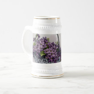 Aktionskorb für Vintage Blume - Muttertagsblut Bierglas