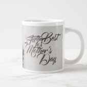 Aktionskorb für Vintage Blume - Muttertagsblut Jumbo-Tasse (Rechts)