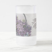 Aktionskorb für Vintage Blume - Muttertagsblut Mattglas Bierglas (Mittel)