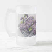 Aktionskorb für Vintage Blume - Muttertagsblut Mattglas Bierglas (Links)