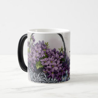 Aktionskorb für Vintage Blume - Muttertagsblut Verwandlungstasse