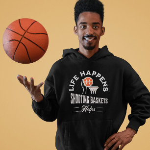 Aktionskörbe für Basketball Hoodie
