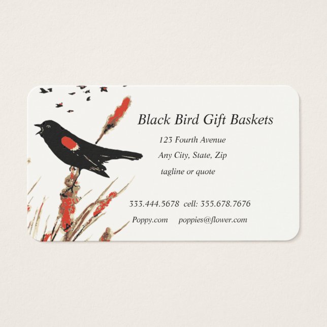 Aktionskörbe für Black Bird - Benutzerdefinierte V (Vorderseite)