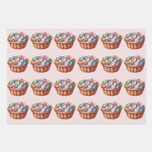 Aktionskörbe für Schaltflächen-Auflistungen Geschenkpapier Set (Vorderseite 2)