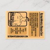 Aktionsleiste Telefonnummerkarte (Rückseite)