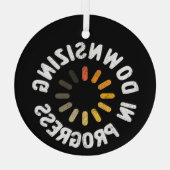 Aktionsplan für Gewichtsabnahme - Verringerung der Ornament Aus Glas (Rückseite)