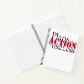 Aktionsplan Notizblock (Innenseite)
