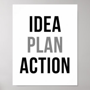 Aktionsplan Poster