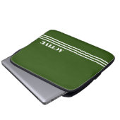 Aktiv grün laptopschutzhülle (Vorne Knopf)