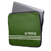 Aktiv grün laptopschutzhülle (Vorderseite Links)