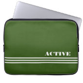 Aktiv grün laptopschutzhülle (Vorderseite)